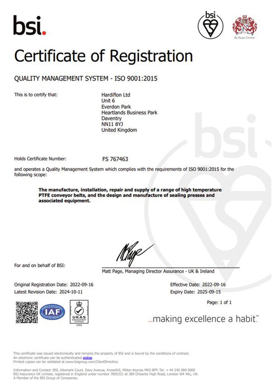 ISO 9001certification